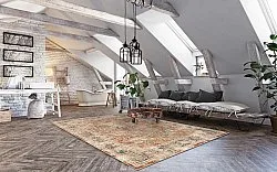 Wilton rug - Douz (red/multi)