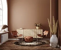 Round rug - Livada (brown/multi)