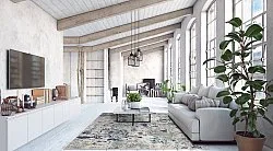 Wilton rug - Hiboun (blue)