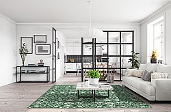 Wilton rug - Brussels Ocean (green)