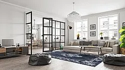 Wilton rug - Nefta (black)
