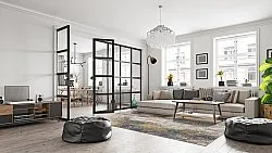 Wilton rug - Travale (grey/multi)