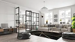 Wilton rug - Bellizzi (black)