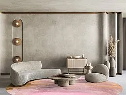 Round rug - Bonn (pink)