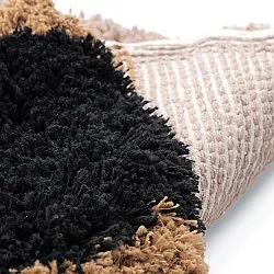 Round rug - Cefalu Natural Cotton Shaggy (multi)