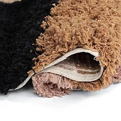 Round rug - Cefalu Natural Cotton Shaggy (multi)