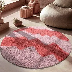 Shaggy rugs - Amira Natural Cotton Shaggy (pink)