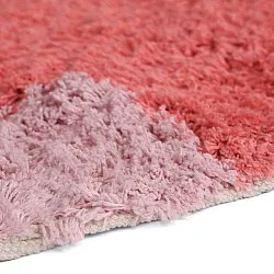 Shaggy rugs - Amira Natural Cotton Shaggy (pink)