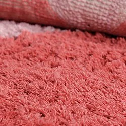 Shaggy rugs - Amira Natural Cotton Shaggy (pink)
