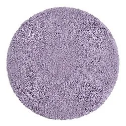 Round rug - Combarro Solid Cotton Shaggy (light purple)
