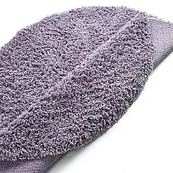 Round rug - Combarro Solid Cotton Shaggy (light purple)