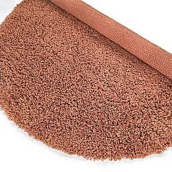 Round rug - Combarro Solid Cotton Shaggy (light orange)