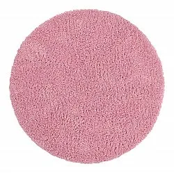 Round rug - Combarro Solid Cotton Shaggy (light pink)