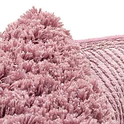 Round rug - Combarro Solid Cotton Shaggy (light pink)