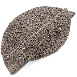 Round rug - Combarro Solid Cotton Shaggy (taupe)