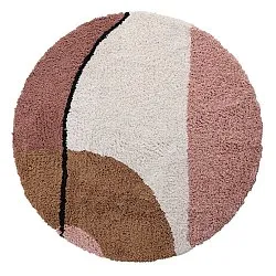 Round rug - Perast Natural Cotton Shaggy (multi)
