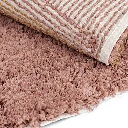 Round rug - Perast Natural Cotton Shaggy (multi)