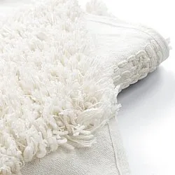 Round rug - Sivota Natural Cotton Shaggy (off-white)