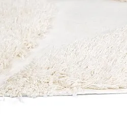 Round rug - Sivota Natural Cotton Shaggy (off-white)