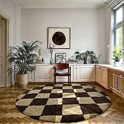 Round rugs - Albi (brown/beige)