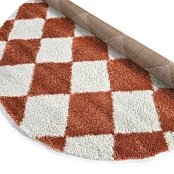 Round rugs - Albi (white/orange)