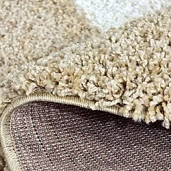 Round rugs - Alsace (beige/white/brown)