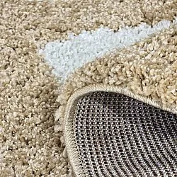 Round rugs - Asilah (beige/white)
