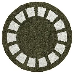 Round rugs - Asilah (green/white)