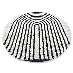 Round rugs - Cluny (white/black)