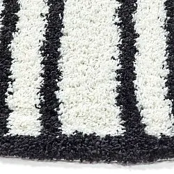 Round rugs - Cluny (white/black)