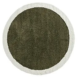 Round rugs - Conques (green/white)