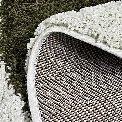 Round rugs - Conques (green/white)