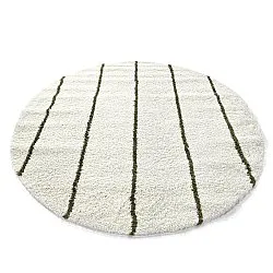 Round rugs - Eze (white/green)