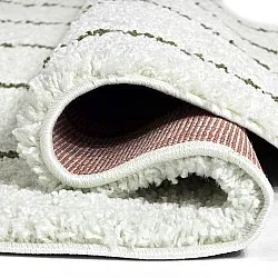 Round rugs - Eze (white/green)