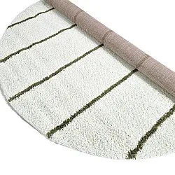 Round rugs - Eze (white/green)