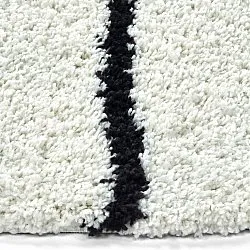 Round rugs - Eze (white/black)
