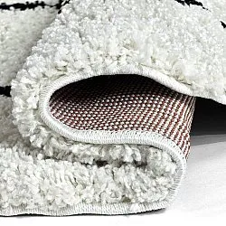 Round rugs - Eze (white/black)
