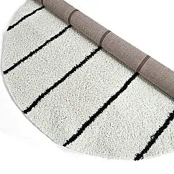 Round rugs - Eze (white/black)