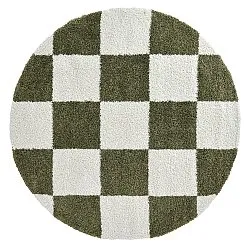Round rugs - Gordes (green/white)