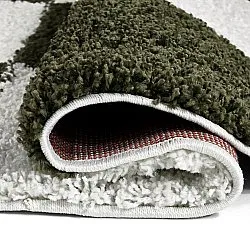 Round rugs - Gordes (green/white)