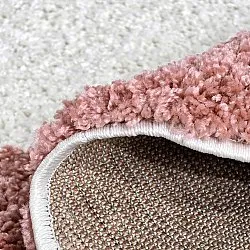 Round rugs - Gordes (pink/white)