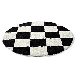 Round rugs - Gordes (black/white)