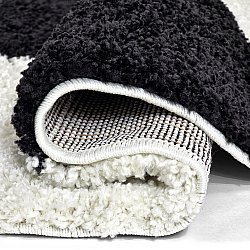 Round rugs - Gordes (black/white)