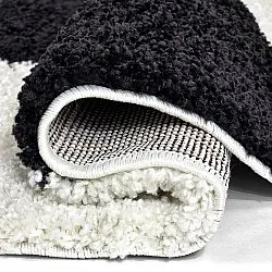 Round rugs - Gordes (black/white)