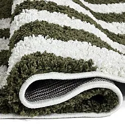 Round rugs - Imilchil (white/green)