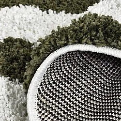 Round rugs - Imilchil (white/green)