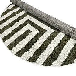 Round rugs - Imilchil (white/green)