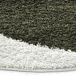Round rugs - Sanghar (white/orange/green)