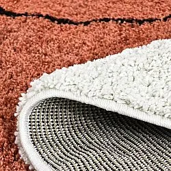 Round rugs - Sanghar (white/orange/green)
