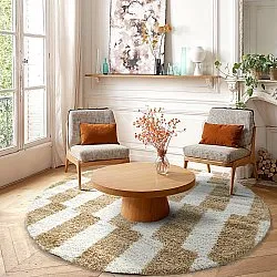 Round rugs - Tamri (beige/white)